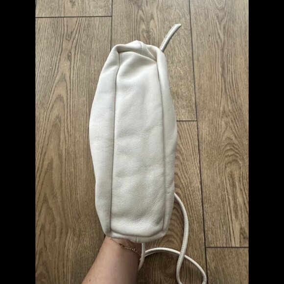 Mansur Gavriel Mini Cloud Clutch Puff in Cream/Whit - Picture 7 of 10